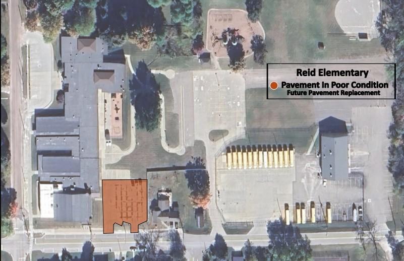 Reid Pavement Replacement diagram
